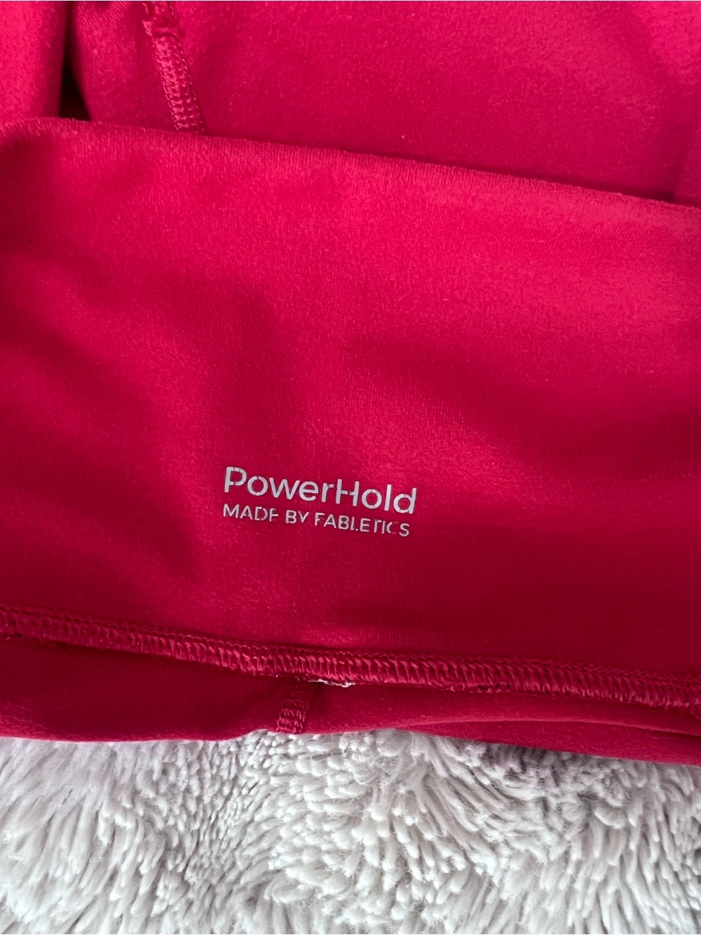 PowerHold by fabletics red yoga pants